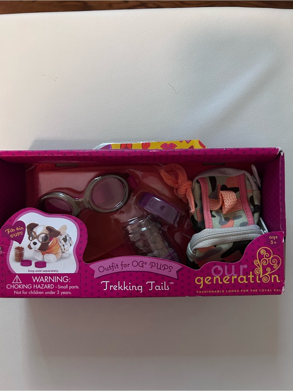 Our Generation Pups collection - Adorable Trekking Tails Toy Puppy Outfit - NEW